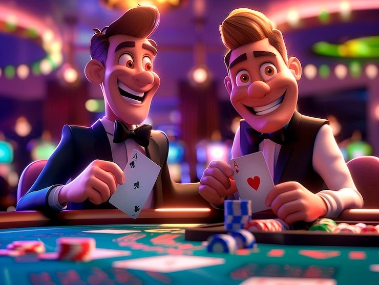 Antarmuka kasino langsung bro178 dengan meja blackjack selama Piala Dunia